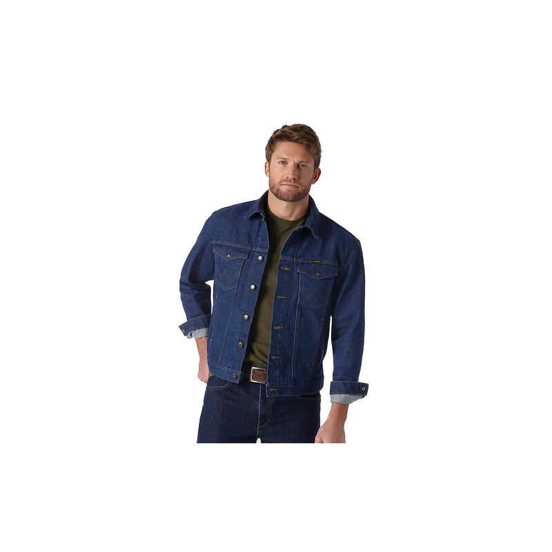 Load image into Gallery viewer, Wrangler Unlined Denim Jacket Front View
