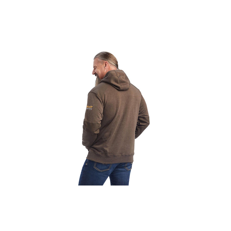 Load image into Gallery viewer, Ariat Rebar Workman DuraCanvas Hoodie Back View
