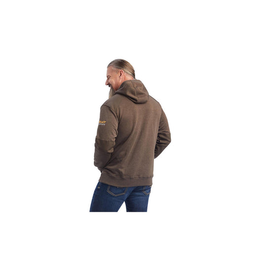 Ariat Rebar Workman DuraCanvas Hoodie Back View