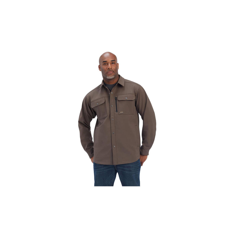 Load image into Gallery viewer, Ariat Rebar Durestretch Utility Softshell Shirt Jacket Front View
