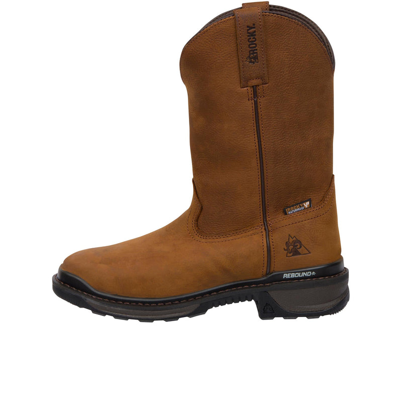 Load image into Gallery viewer, Rocky Rams Horn Western Composite Toe Left Profile
