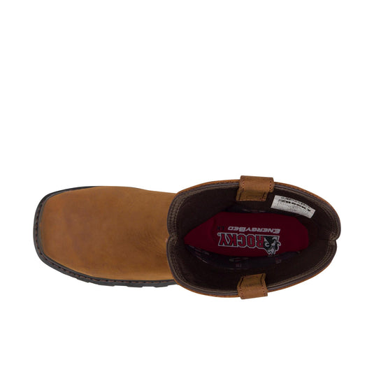 Rocky Rams Horn Western Composite Toe Top View