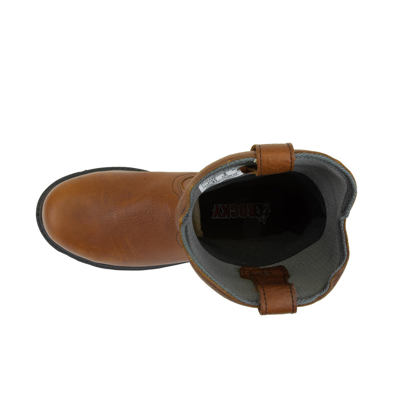 Load image into Gallery viewer, Rocky Worksmart USA Wellington Composite Toe Top View
