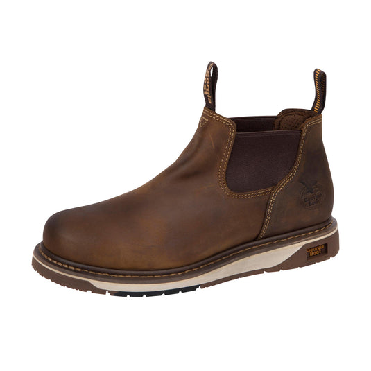 Georgia Boot AMP LT Wedge Soft Toe Left Angle View