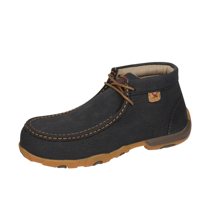 Load image into Gallery viewer, Twisted X Work Chukka Driving Moc Alloy Toe Left Angle View
