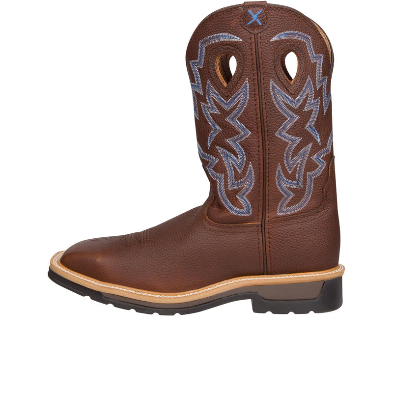 Load image into Gallery viewer, Twisted X 12 Inch Western Work Boot Steel Toe Left Profile

