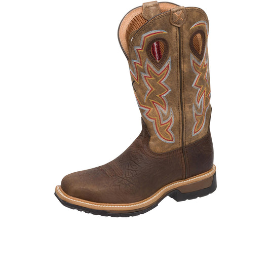 Twisted X 12 Western Work Boot Alloy Toe Left Angle View