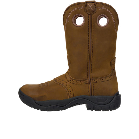 Twisted X 9 Inch All Around Work Boot Soft Toe Left Profile