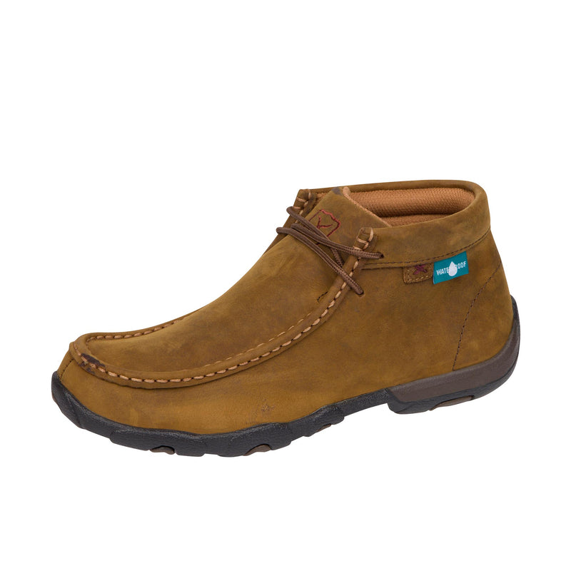 Load image into Gallery viewer, Twisted X Work Chukka Driving Moc Soft Toe Left Angle View
