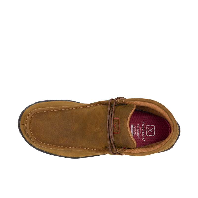 Load image into Gallery viewer, Twisted X Work Chukka Driving Moc Soft Toe Top View
