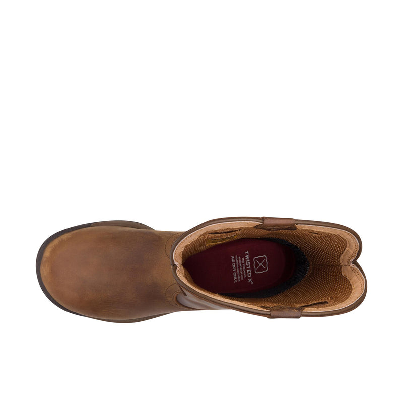 Load image into Gallery viewer, Twisted X 11 Inch All Around Work Boot Soft Toe Top View
