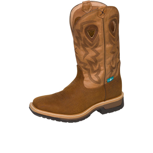Twisted X 12 Inch Western Work Boot Soft Toe Left Angle View