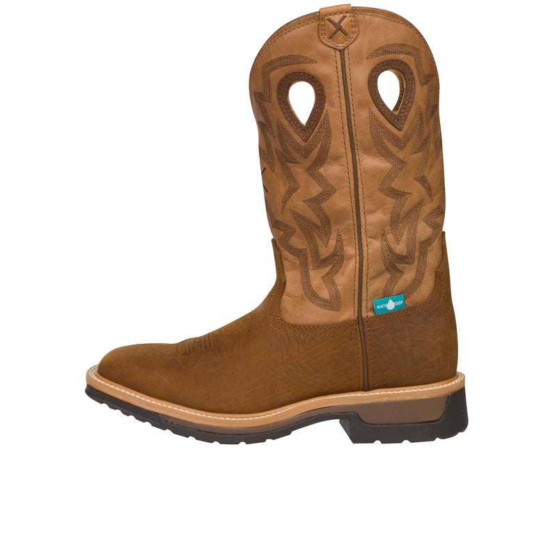Load image into Gallery viewer, Twisted X 12 Inch Western Work Boot Soft Toe Left Profile
