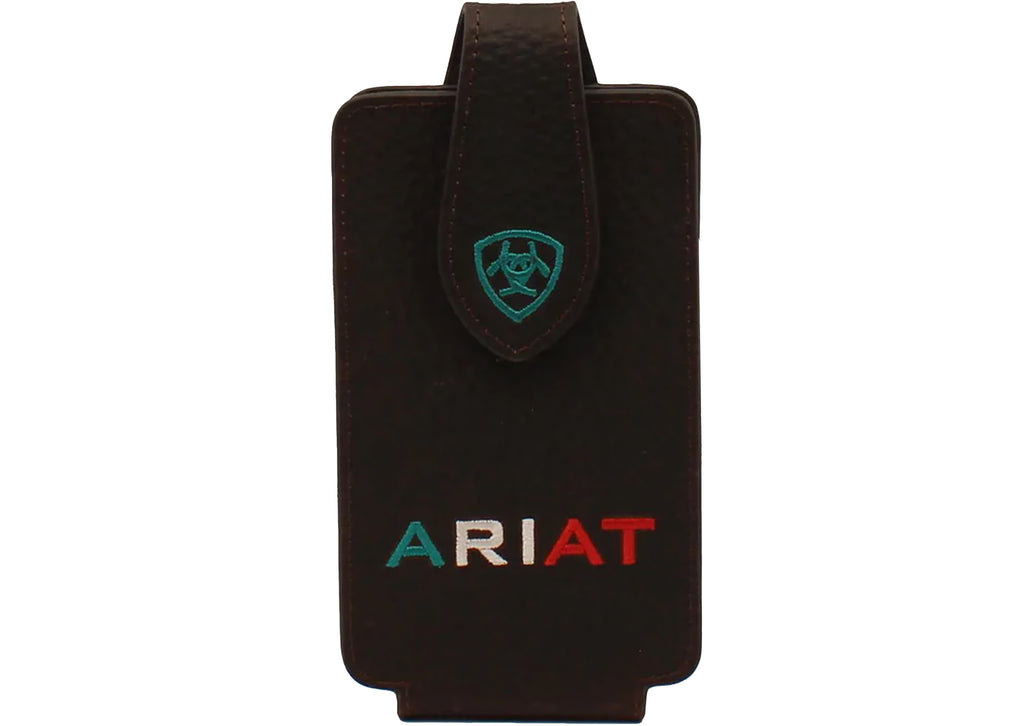 Ariat Cell Phone Case Large Brown Rowdy