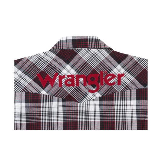 Wrangler Western LS Logo Shirt Back View