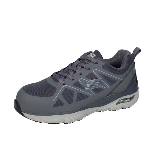 Skechers Arch Fit~Vigorit Alloy Toe Left Angle View