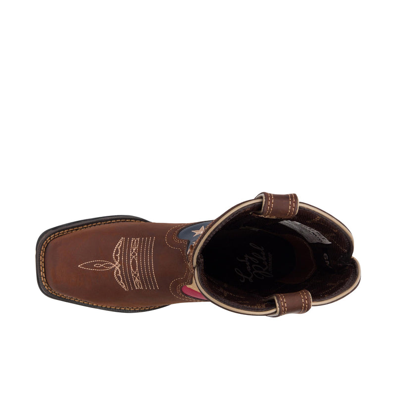 Load image into Gallery viewer, Durango Lady Rebel Steel Toe Top View
