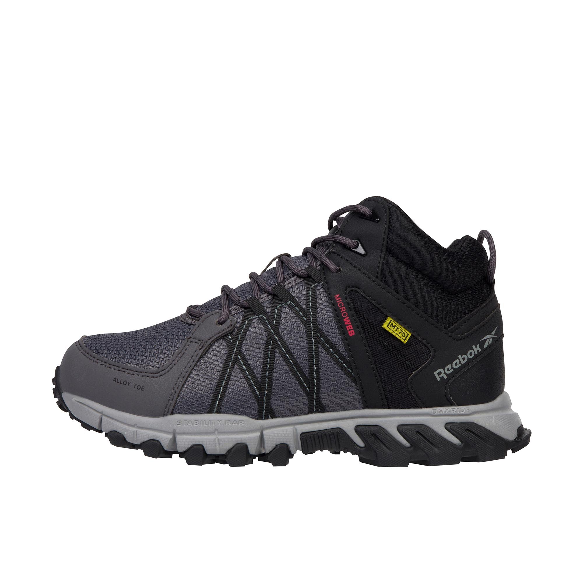 Reebok Work Hiker Alloy Toe Black Grey