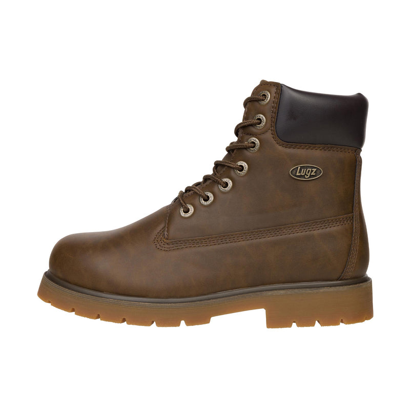 Lugz Drifter 6 Steel Toe Walnut Bark Gum Shoeteria