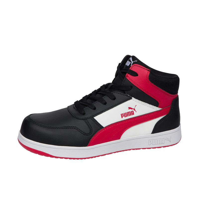 Load image into Gallery viewer, Puma Safety Frontcourt Mid Composite Toe Left Angle View

