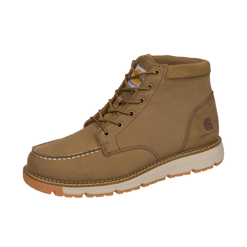 Load image into Gallery viewer, Carhartt Millbrook 5 Inch Moc Toe Wedge Soft Toe Left Angle View
