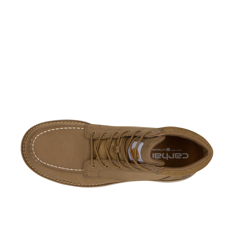 Load image into Gallery viewer, Carhartt Millbrook 5 Inch Moc Toe Wedge Soft Toe Top View
