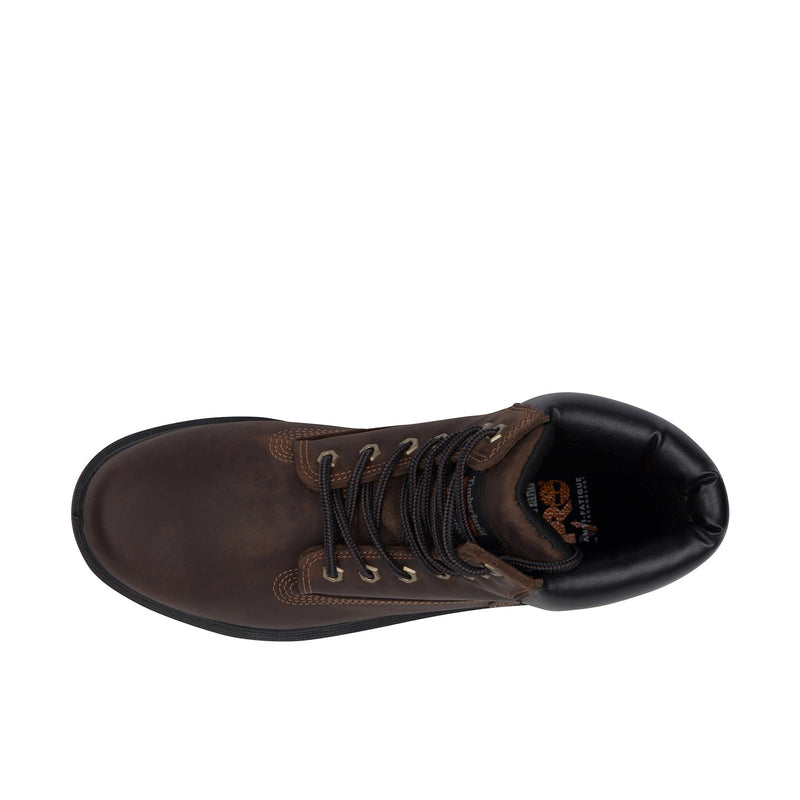 Load image into Gallery viewer, Timberland Pro 6 Inch Direct Attch Soft Toe Top View
