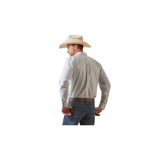 Ariat Casual Series Fitted Team Stuart Shirt Long Sleeve Back View