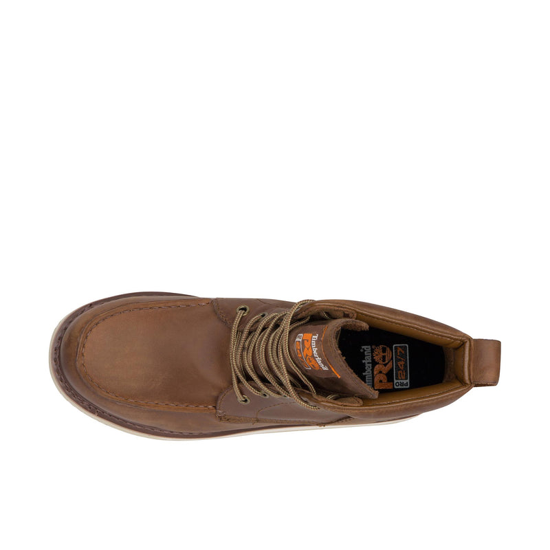 Load image into Gallery viewer, Timberland Pro Wedge Soft Toe Top View
