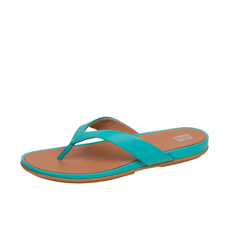 Load image into Gallery viewer, FitFlop Gracie Leather Flip Left Angle View
