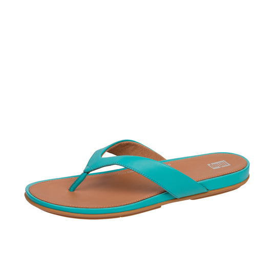 FitFlop Gracie Leather Flip Left Angle View