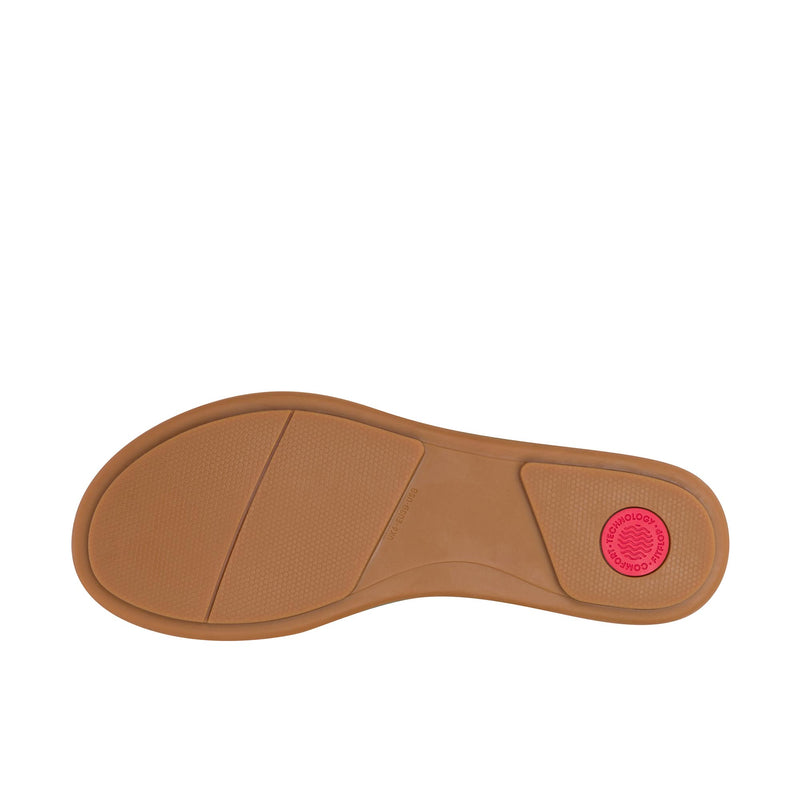 Load image into Gallery viewer, FitFlop Gracie Leather Flip Bottom View
