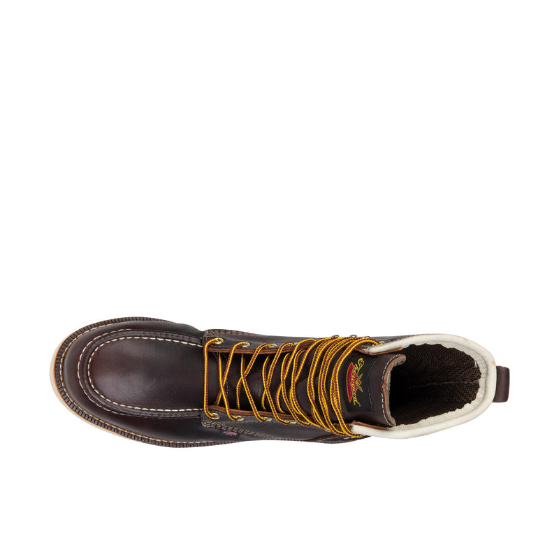 Load image into Gallery viewer, Thorogood 8 Inch Moc Toe Maxwear Wedge Steel Toe Top View
