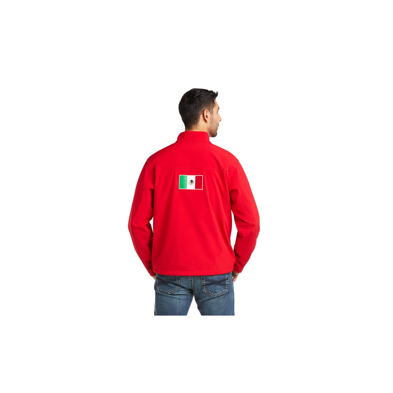 Load image into Gallery viewer, Ariat New Team Softshell Mexico Jacket Back View
