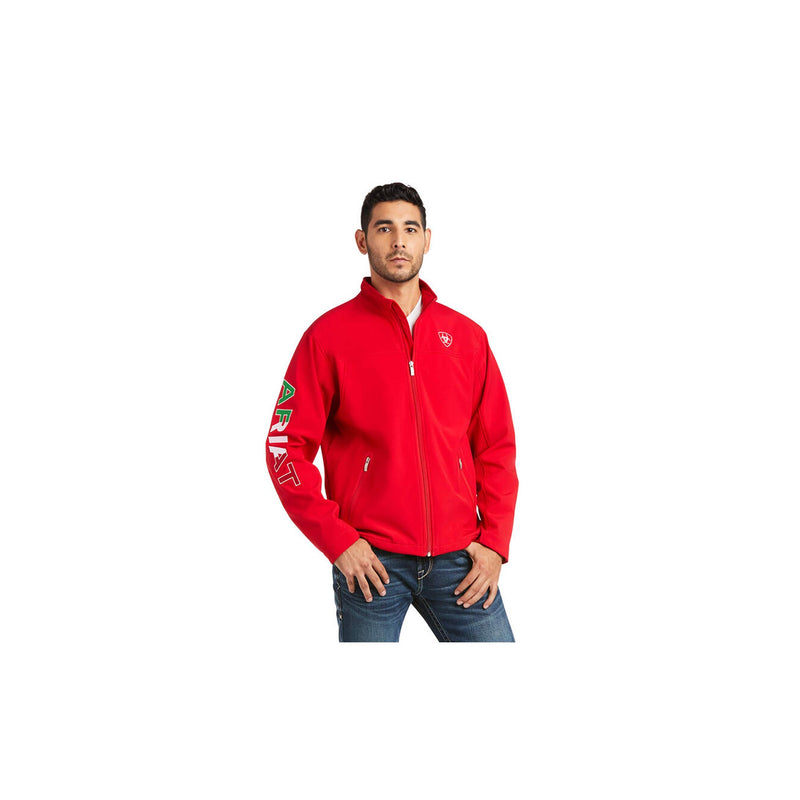 Load image into Gallery viewer, Ariat New Team Softshell Mexico Jacket Front View

