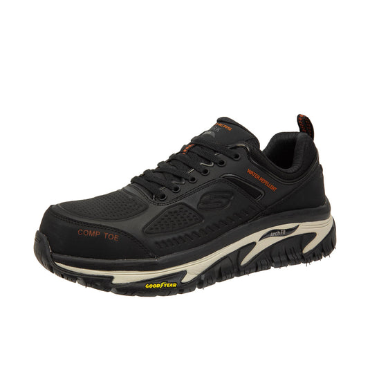 Skechers Arch Fit Road Walker~Raylan Composite Toe Left Angle View