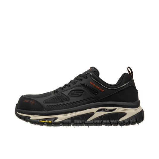 Skechers Arch Fit Road Walker~Raylan Composite Toe Left Profile