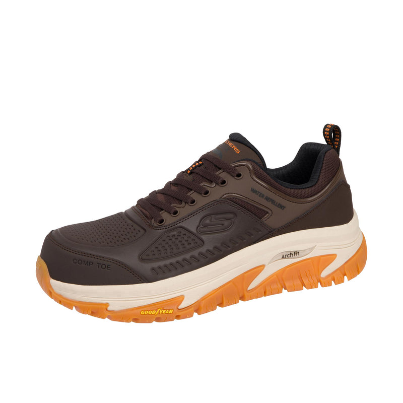 Load image into Gallery viewer, Skechers Arch Fit Road Walker~Raylan Composite Toe Left Angle View
