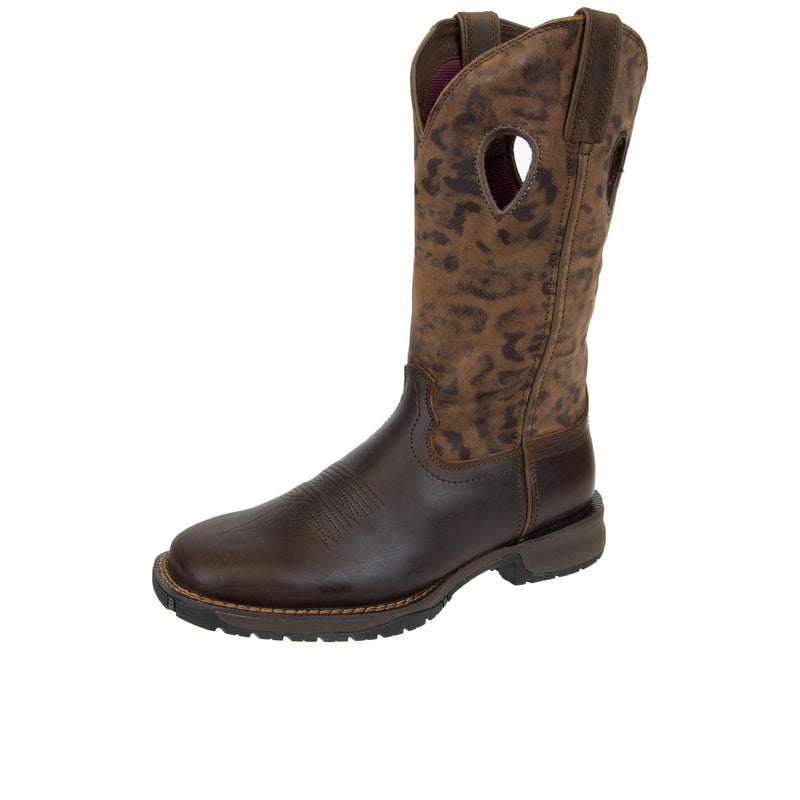 Load image into Gallery viewer, Rocky Rosemary Pull On Work Boot Soft Toe Left Angle View
