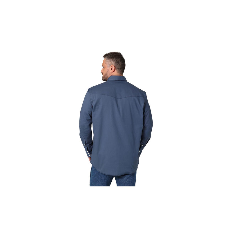 Load image into Gallery viewer, Wrangler Flannel Lined Workshirt Back View
