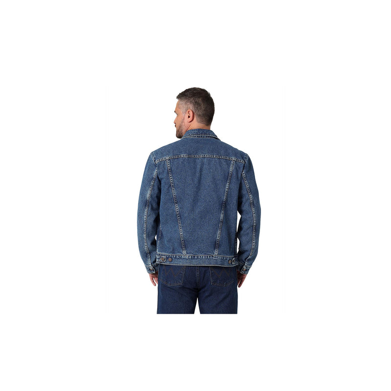 Load image into Gallery viewer, Wrangler Unlined Denim Jacket Back View
