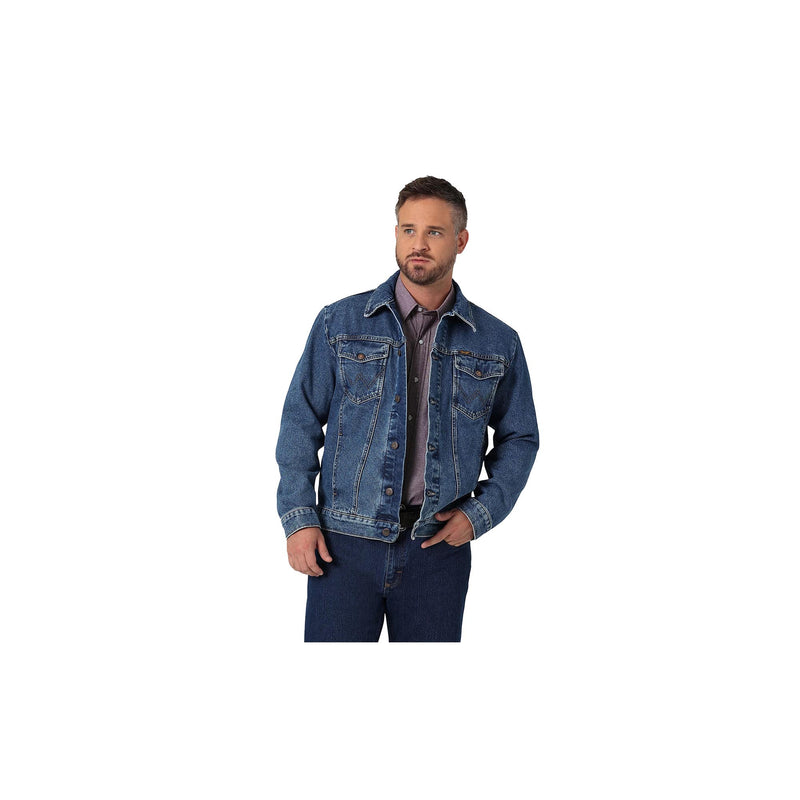 Load image into Gallery viewer, Wrangler Unlined Denim Jacket Front View
