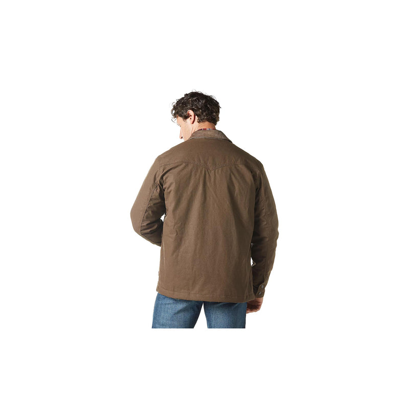 Load image into Gallery viewer, Wrangler Western Lined Barn Coat Back View
