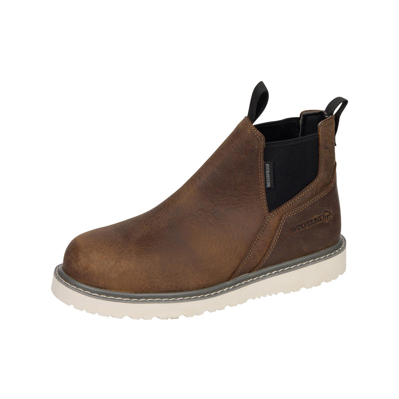 Load image into Gallery viewer, Wolverine Trade Wedge Romeo Steel Toe Left Angle View
