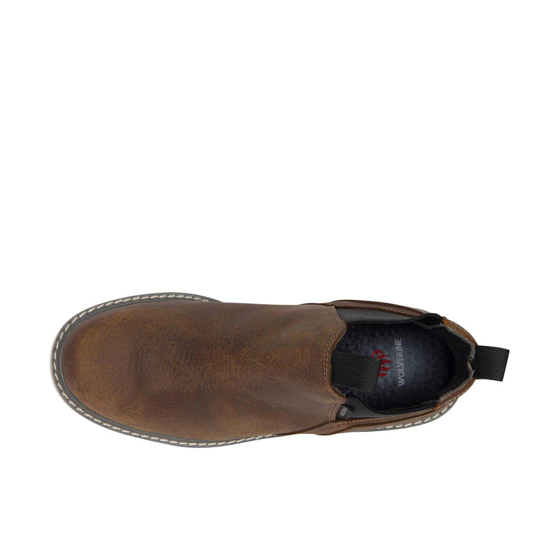 Load image into Gallery viewer, Wolverine Trade Wedge Romeo Steel Toe Top View

