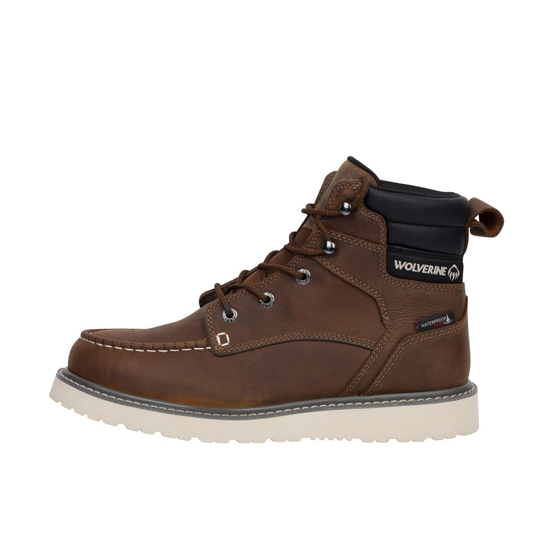 Load image into Gallery viewer, Wolverine Trade Wedge 6 Inch Moc Toe Soft Toe Left Profile
