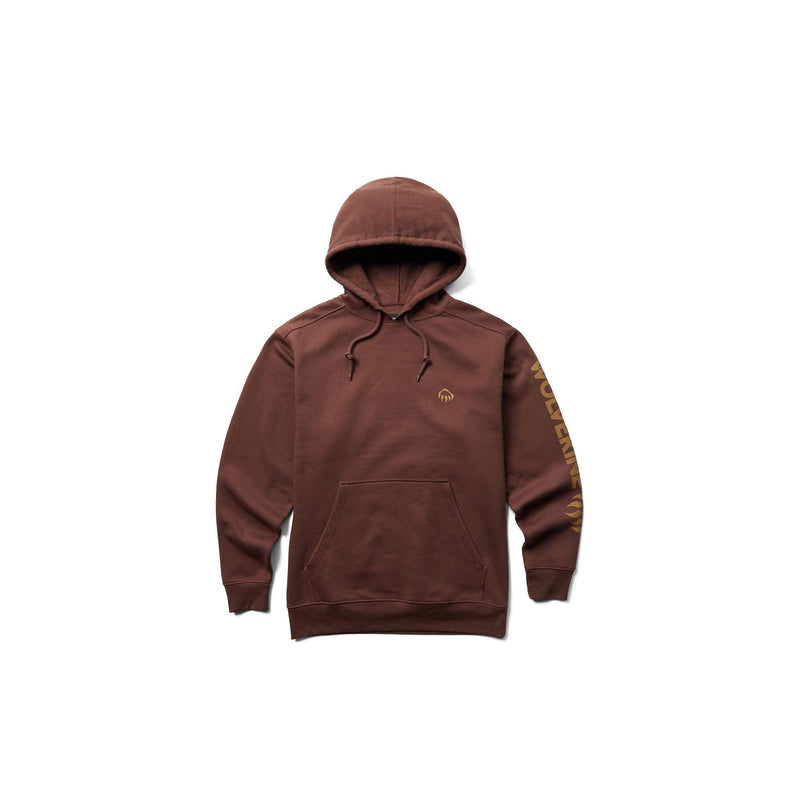 Load image into Gallery viewer, Wolverine Graphic Hoody Sleeve Logo Front View
