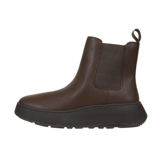 FitFlop F Mode Leather Flatform Chelsea Boot Left Profile