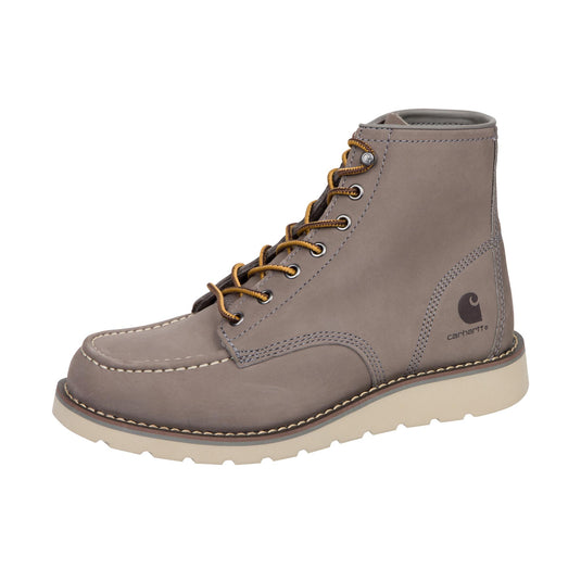 Carhartt 6 Inch Moc Toe Wedge Boot Soft Toe Left Angle View