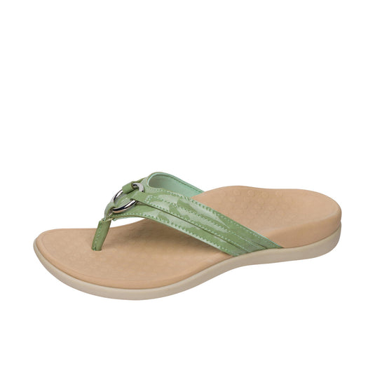 Vionic Tide Aloe Toe Post Sandal Left Angle View